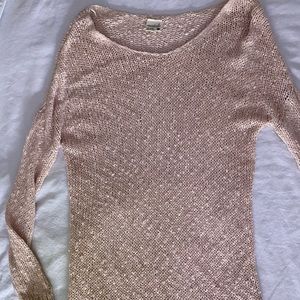Blush pink knitted sweater